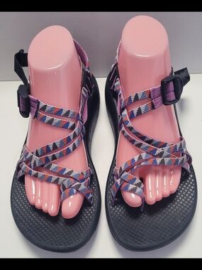 Chaco Woven Strap Women's Sport Sandals - Purple Pattern